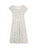 【予約】刺繍ウエスト シンチングドレス
