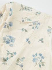 【予約】刺繍ウエスト シンチングドレス