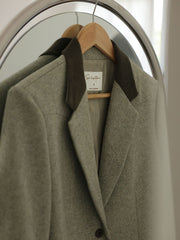 オーバーサイズウールブレザー