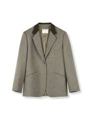 オーバーサイズウールブレザー