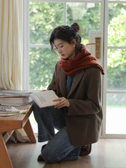 オーバーサイズウールブレザー