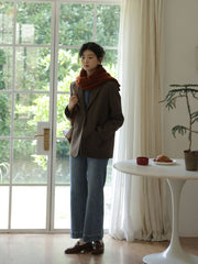 オーバーサイズウールブレザー