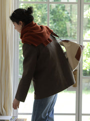 オーバーサイズウールブレザー