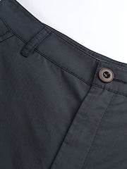 エコフレンドリーなテンセルコットン九分丈パンツ