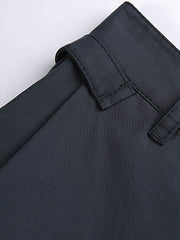 エコフレンドリーなテンセルコットン九分丈パンツ