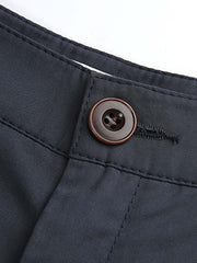 エコフレンドリーなテンセルコットン九分丈パンツ