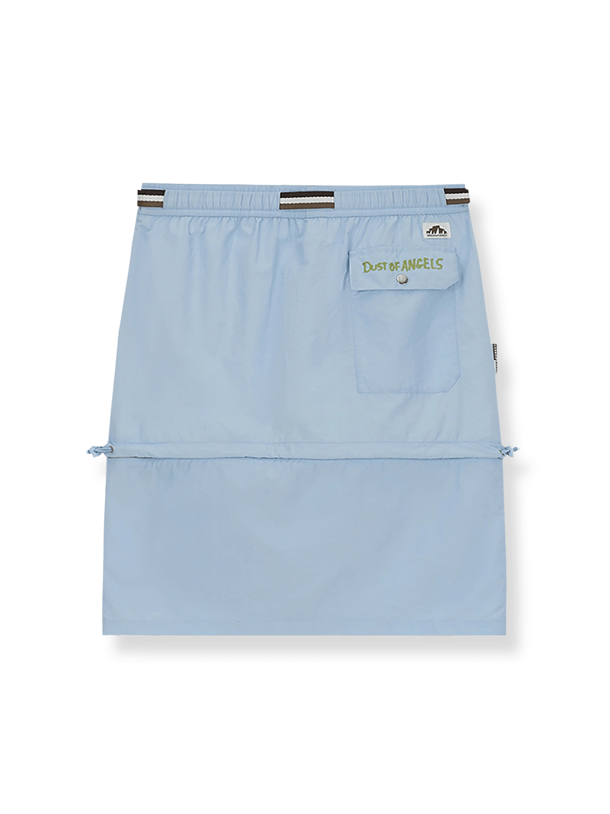 製品画像: ジッパー取り外しアウトドアハイキングスカートの反面図