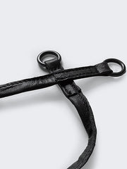 製品画像:シープスキン&ウール 防寒フィンガーレスグローブの正面画像。男女兼用、防寒性に優れたデザイン。
詳細画像:シープスキン素材とカーフレザー補強部分の詳細画像。