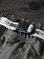 ショーツのウエストマグネットバックルとポケットのディテール