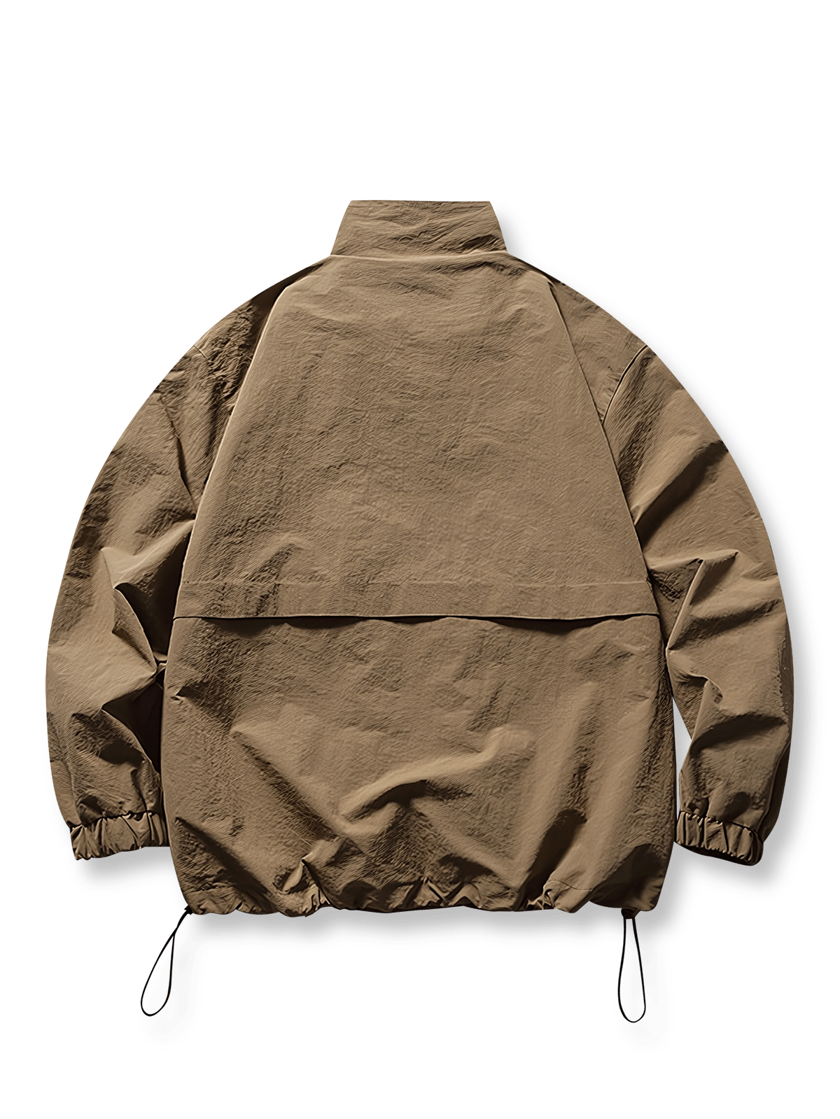 製品画像: アウトドアスタンドカラーポケット付きレトロシェルジャケット全体表示