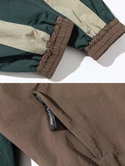 クラシックアメリカンカラーブロックジャケット