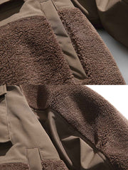 スエード生地 中綿ジャケット