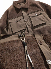 スエード生地 中綿ジャケット