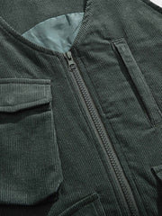 コーデュロイ ベスト