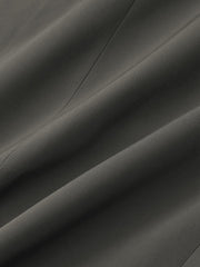 ジップポケット付 ノーカラースーツジャケット