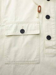 サルベージ風フード付きミリタリーパーカー