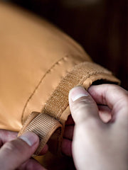 アウトドア・フード付き ダック 中綿ジャケット