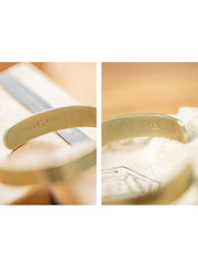 ミリタリー刻印 C型バングル