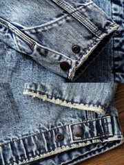 デトロイトスタイル ヘビーウォッシュ デニム ワークジャケット J97 ヴィンテージモデル