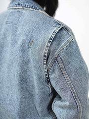 デトロイトスタイル ヘビーウォッシュ デニム ワークジャケット J97 ヴィンテージモデル