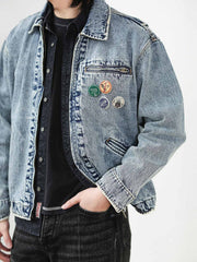 デトロイトスタイル ヘビーウォッシュ デニム ワークジャケット J97 ヴィンテージモデル