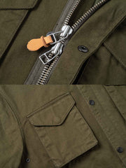 スタンドカラー コットンM-65ジャケット