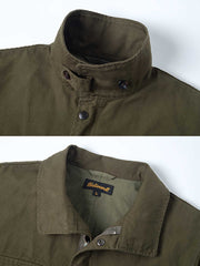 スタンドカラー コットンM-65ジャケット