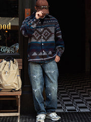 エスキモー族 民族風起毛ジャケット