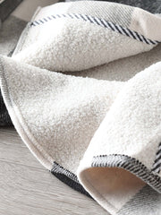 ウール混 チェック柄 ヘビーウェイト 長袖シャツ