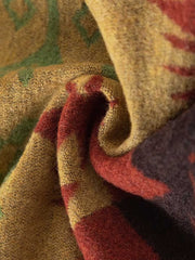 エスニックスタイル厚手 長袖シャツ