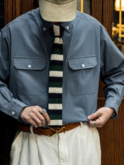 「防油・防水・防汚」高機能 長袖シャツ