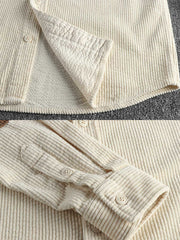 エルボーパッチ付き コーデュロイ シャツジャケット