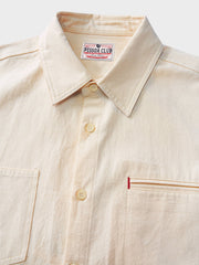 コットン シェルカラー ロン グ スリーブ レトロ シャツ