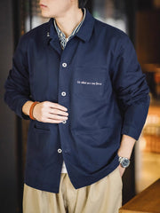 マルチポケット 刺繍入りジャケット