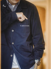 マルチポケット 刺繍入りジャケット