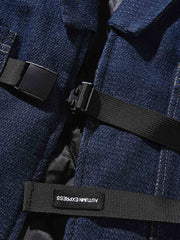 伝統+現代 デニム中綿 はんてん