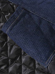 伝統+現代 デニム中綿 はんてん