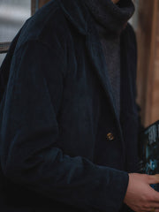 コーデュロイ ロングコート