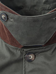 バルマーケン コーデュロイ シングル トレンチコート