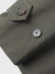 バルマーケン コーデュロイ シングル トレンチコート