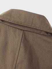 バルマーケン コーデュロイ シングル トレンチコート