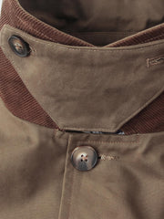 バルマーケン コーデュロイ シングル トレンチコート