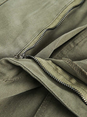 ウォッシュ加工 ストレートカーゴパンツ