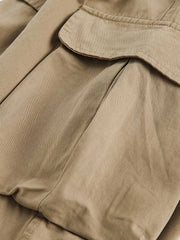 マルチポケット 膝タックカーゴパンツ