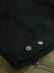 ストライプ柄コンビ ショートジャケット