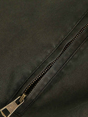 レザーカラー マルチポケットジャケット