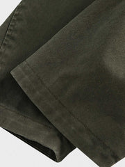 レザーカラー マルチポケットジャケット