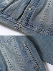 ウォッシュ加工 デニムジャケット