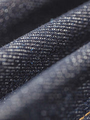 三目鷲 プリントデニムシャツ