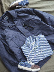 キルティング ピーチスキン 厚手ジャケット